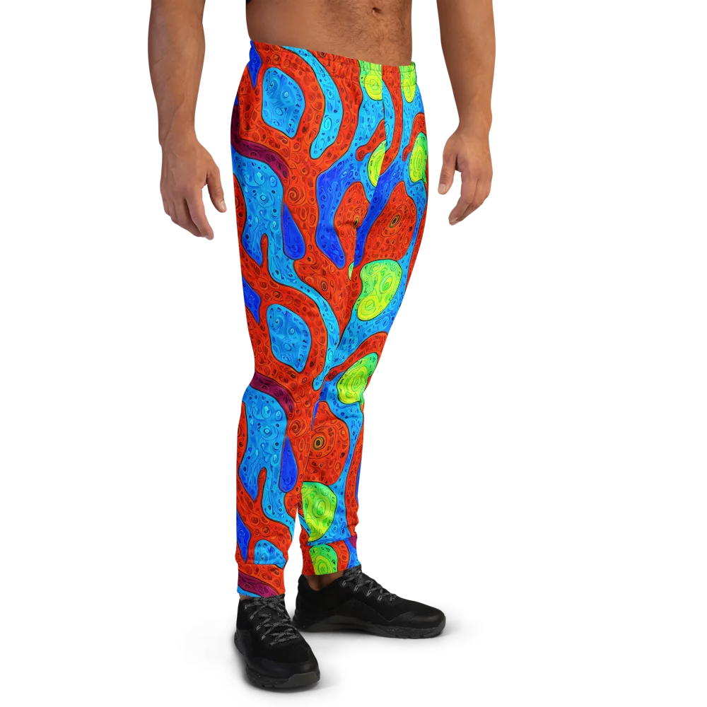 Amoeba Arcade on Men's Joggers — Right