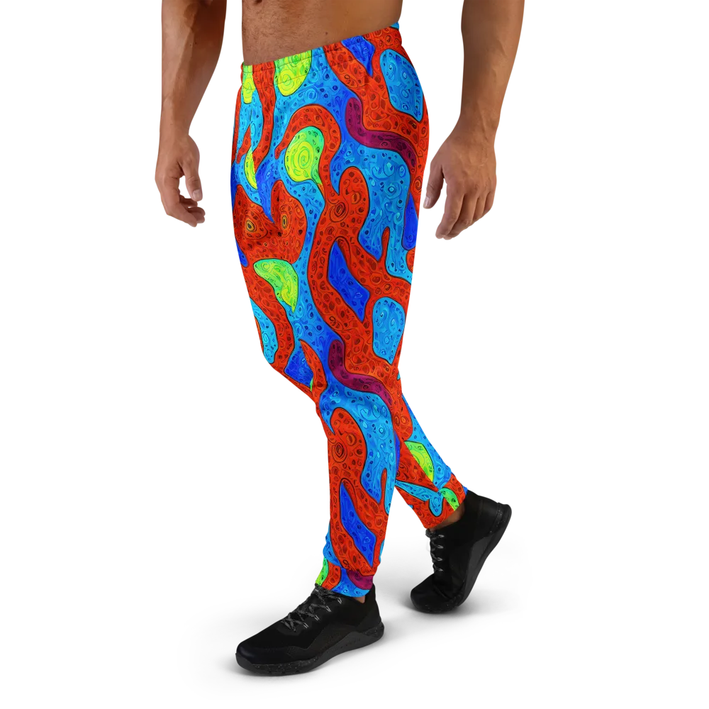 Amoeba Arcade on Men's Joggers — Left