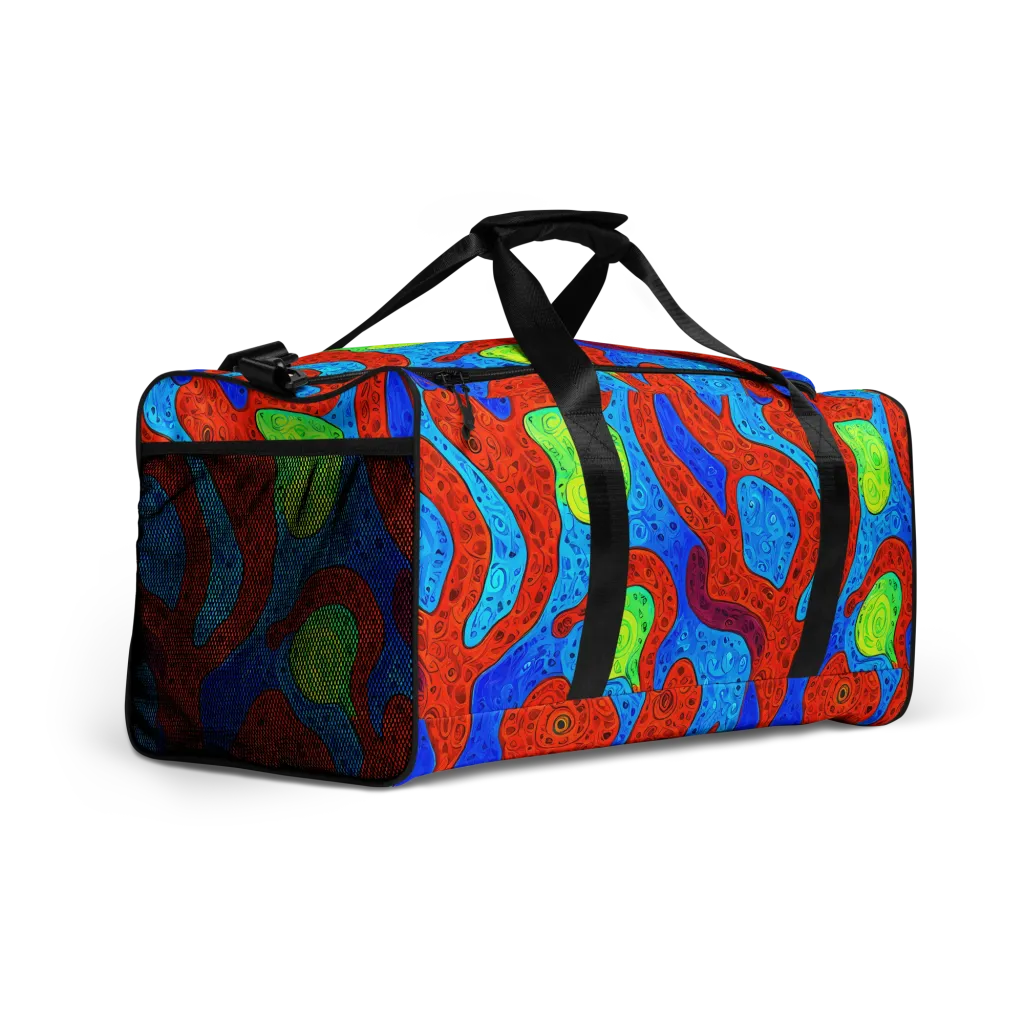 Amoeba Arcade on Duffle Bag — Right Front