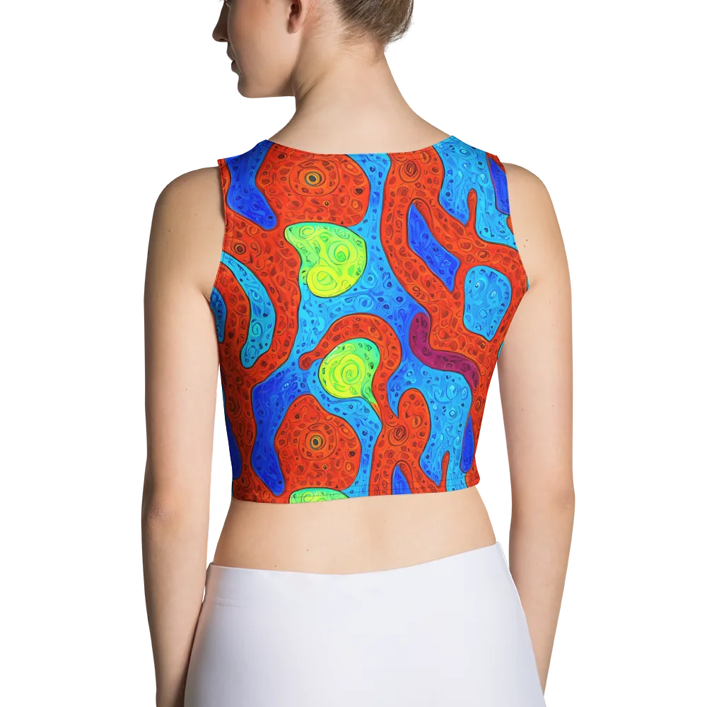 Amoeba Arcade on Crop Top — Back