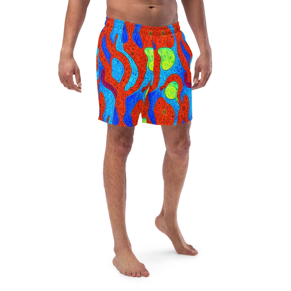 Amoeba Arcade on Swim Trunks — Front