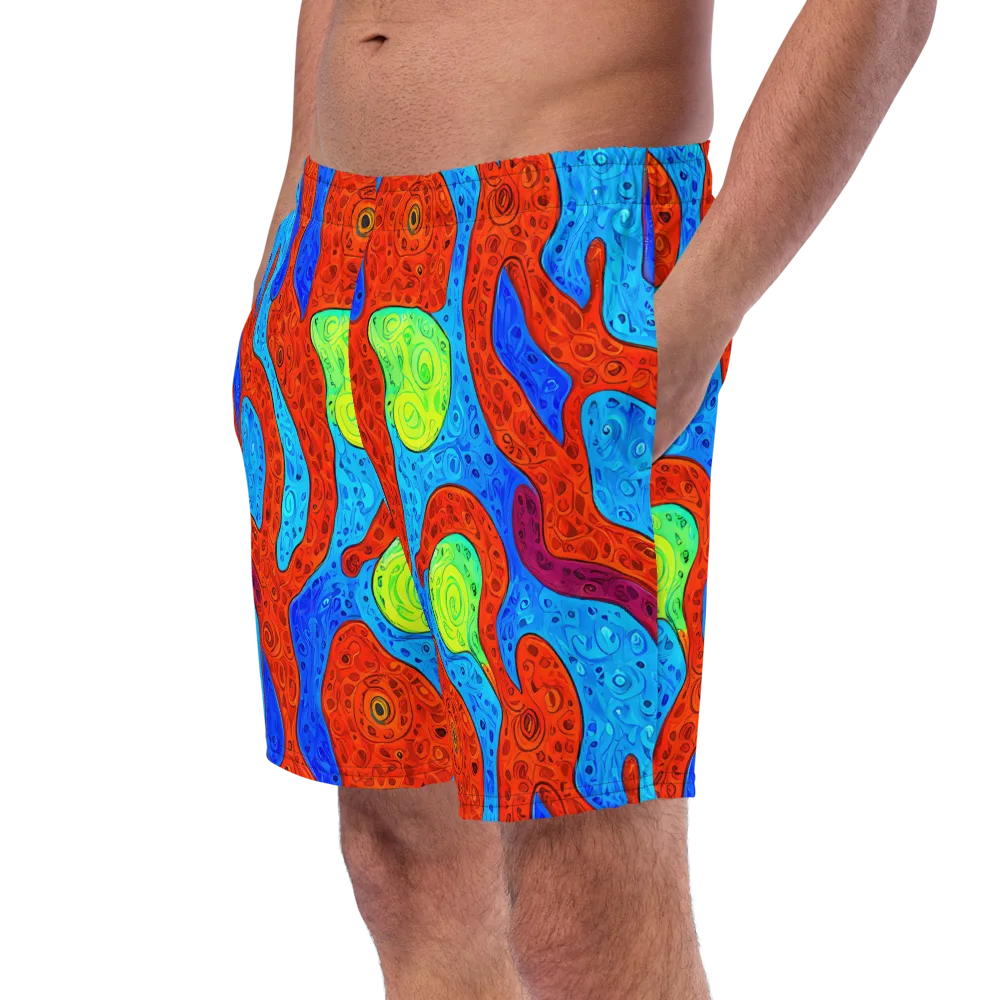 Amoeba Arcade on Swim Trunks — Left Front