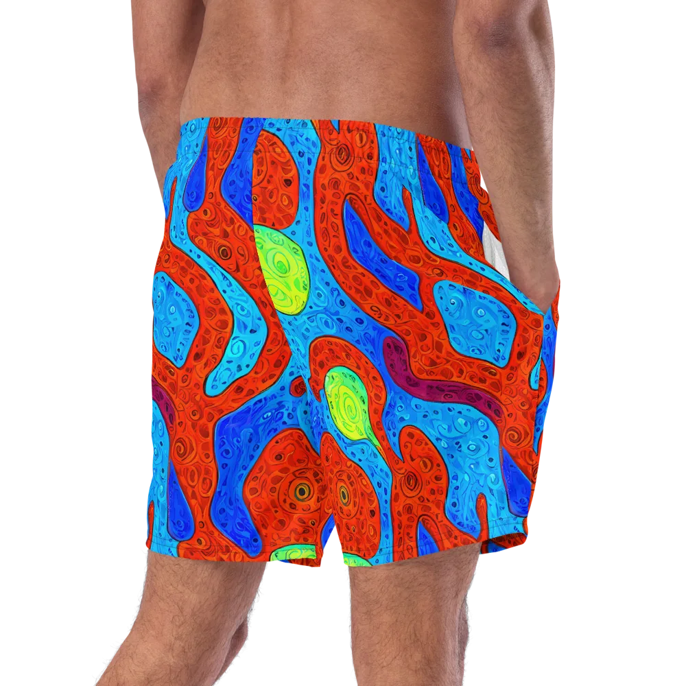 Amoeba Arcade on Swim Trunks — Right Back