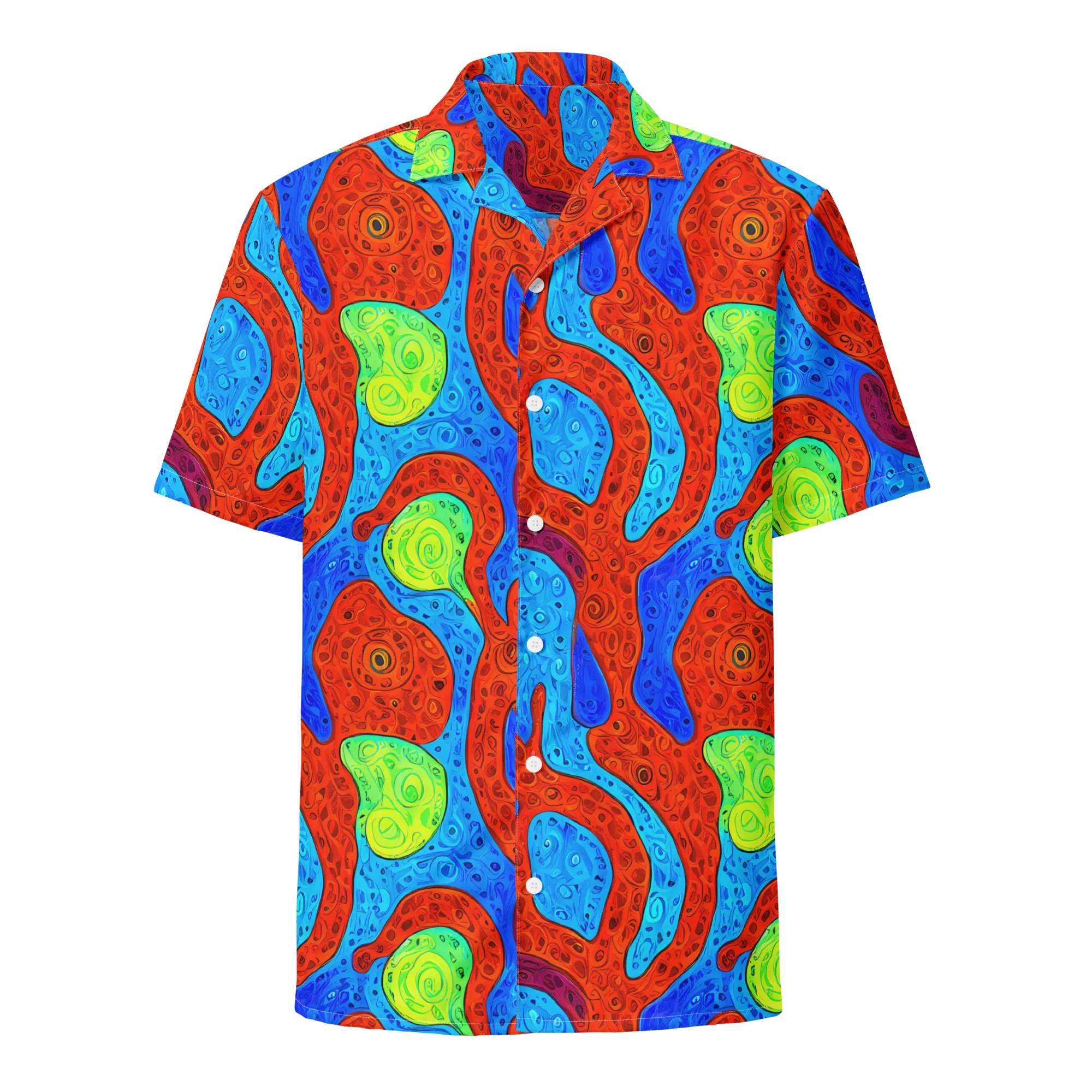Amoeba Arcade on Button Shirt — Front