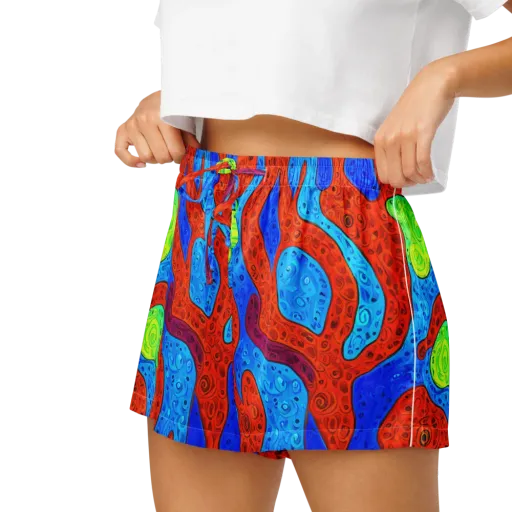 Amoeba Arcade on a Women's Pajama Shorts