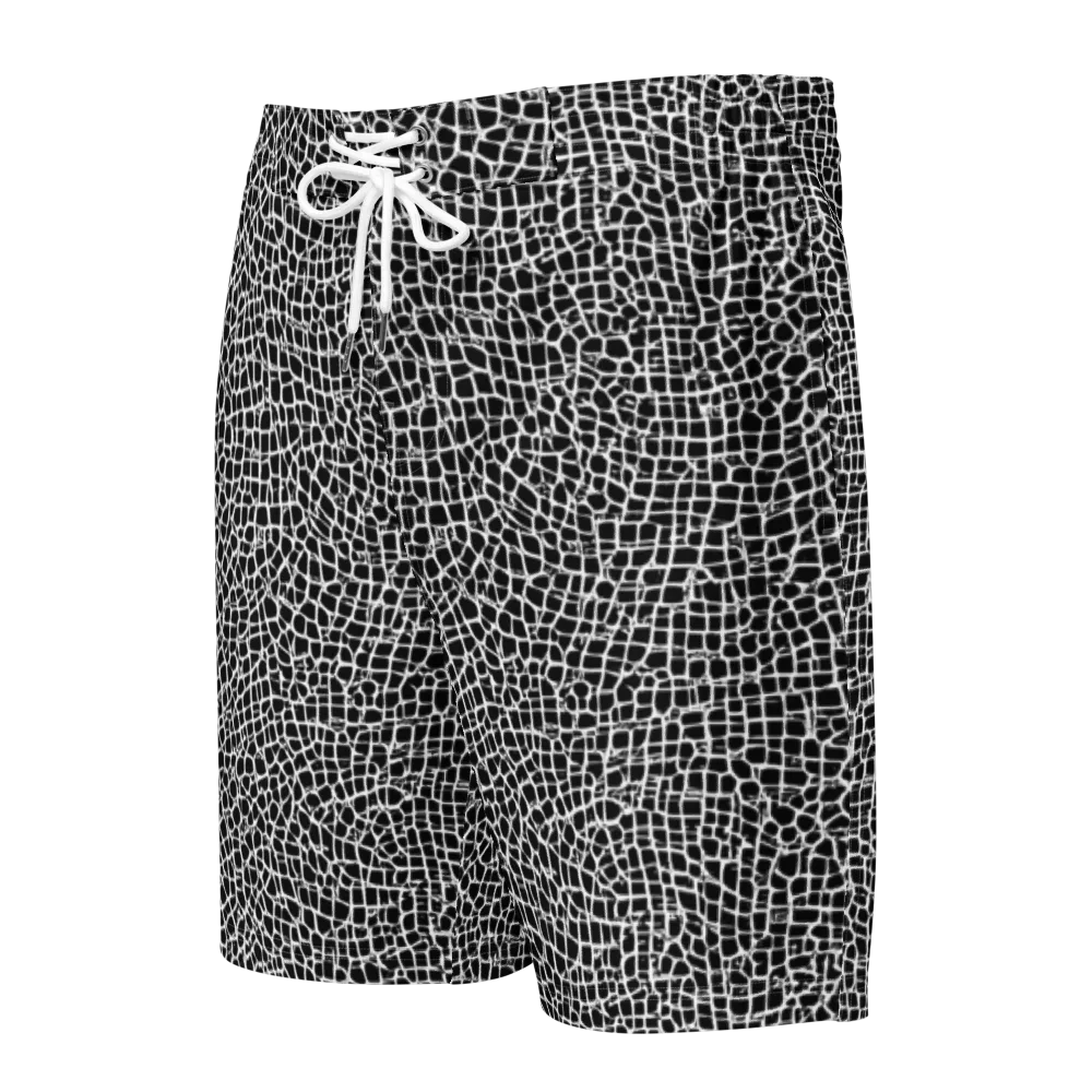 Lacquer Grid on Men's Board Shorts — Front