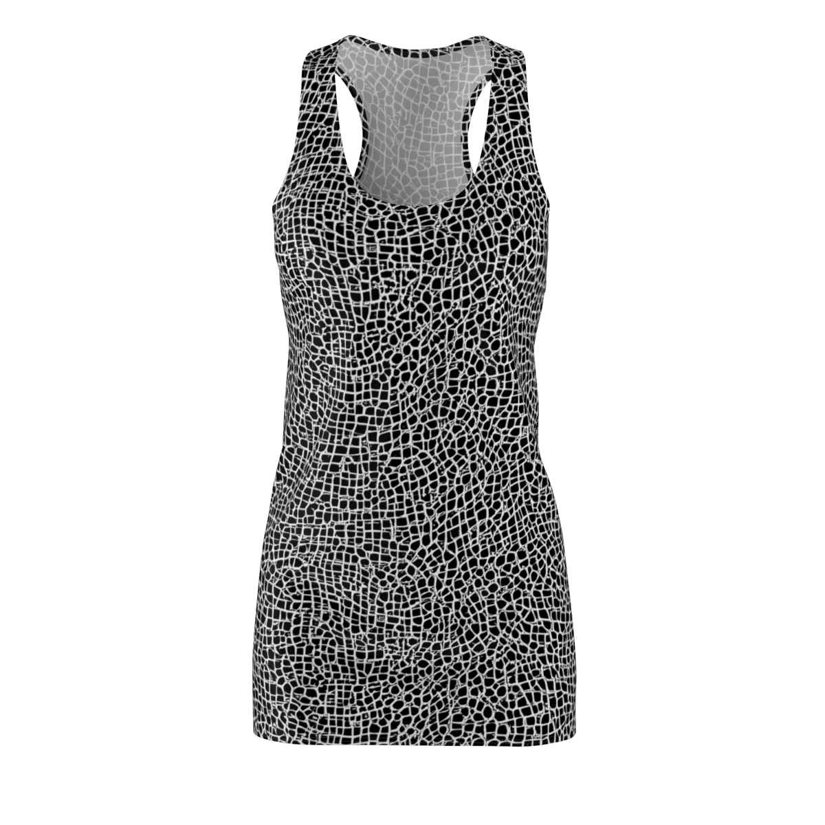 Lacquer Grid on Racerback Dress — Front