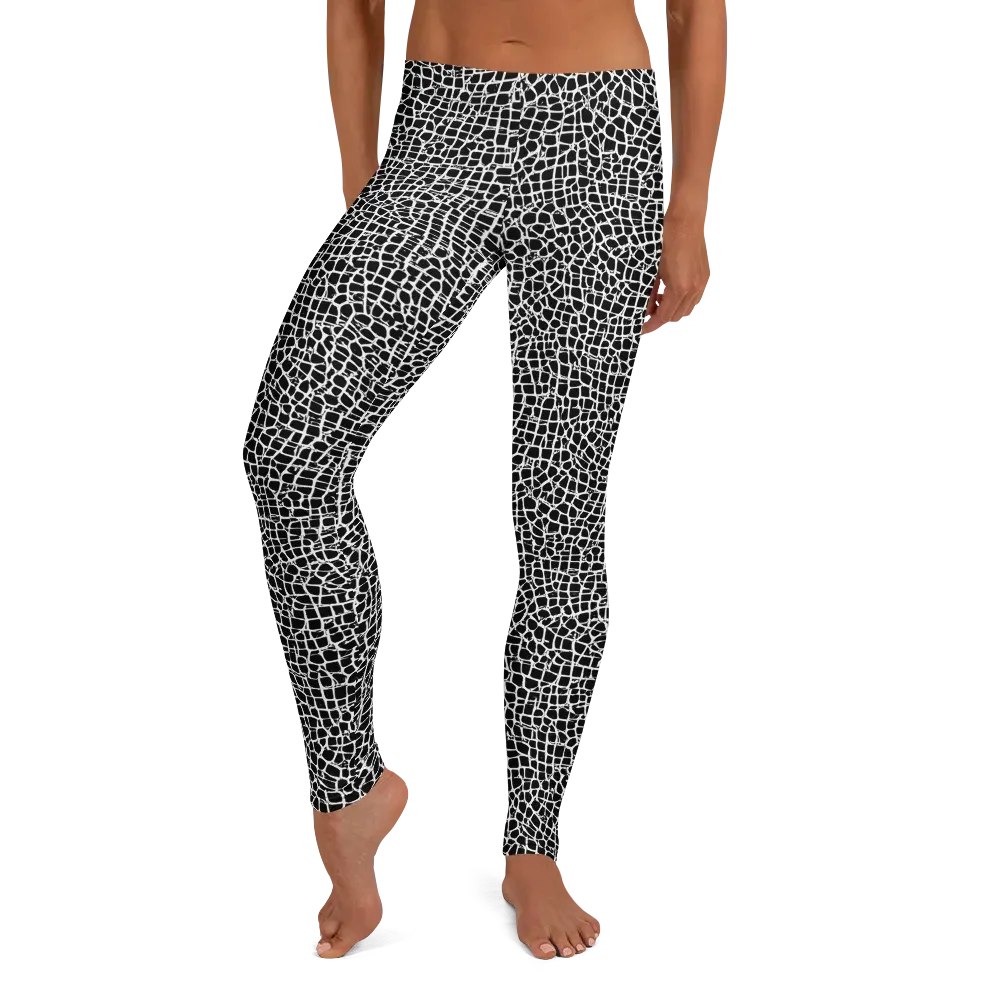 Lacquer Grid on Leggings — Front