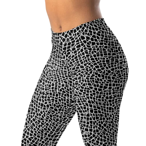 Lacquer Grid on a Leggings