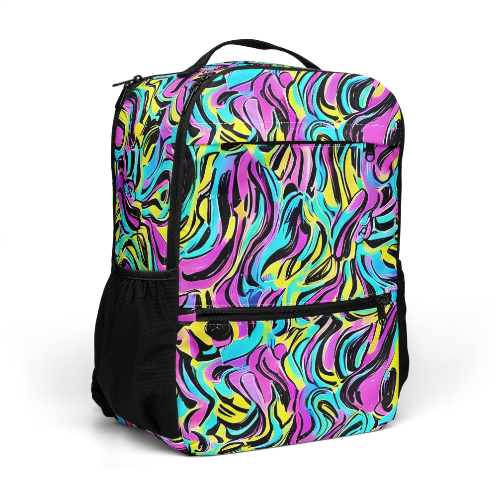Plasma Twist on Utility Backpack — Right Front