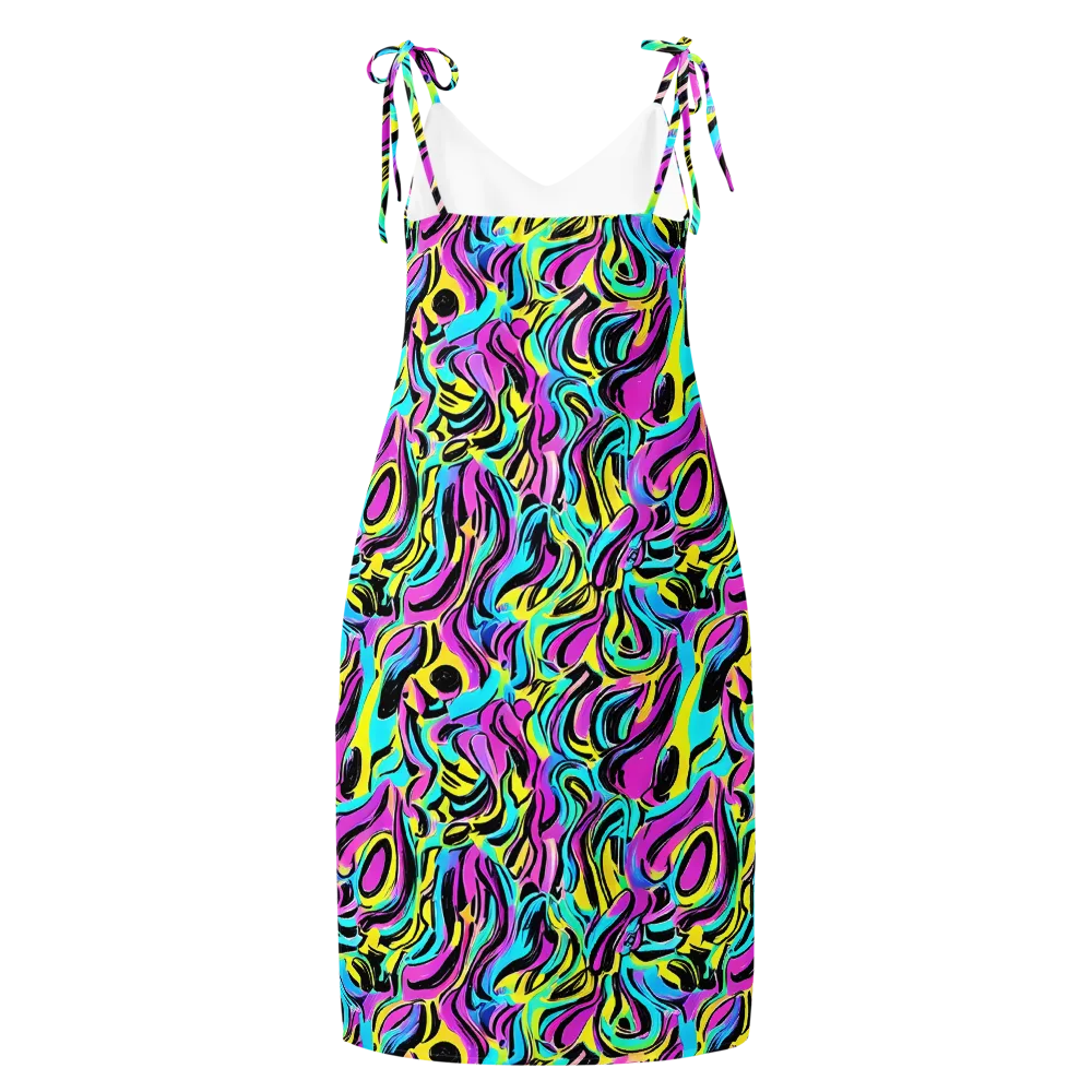 Plasma Twist on Slip Dress — Back