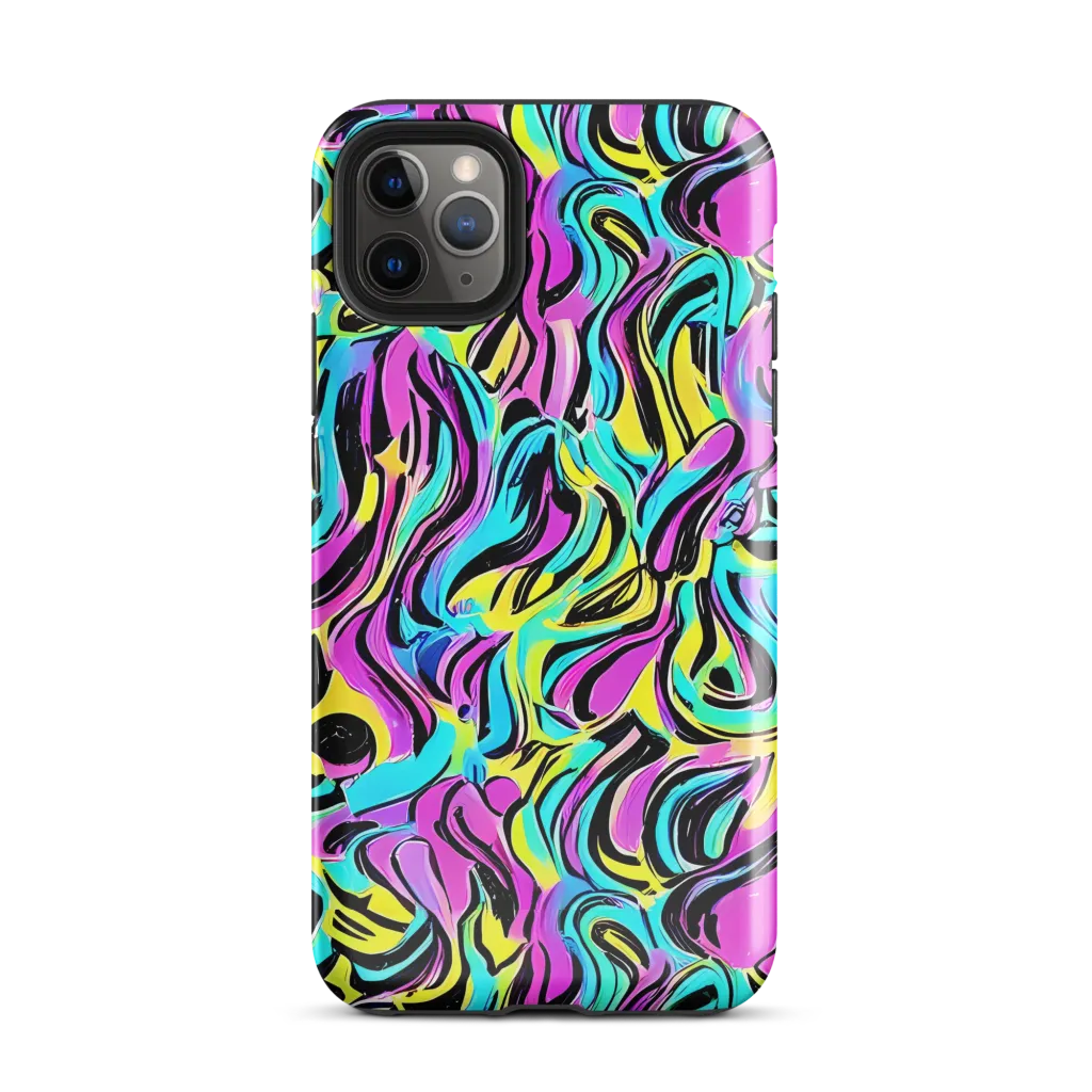 Plasma Twist on Tough Case for iPhone® — Front