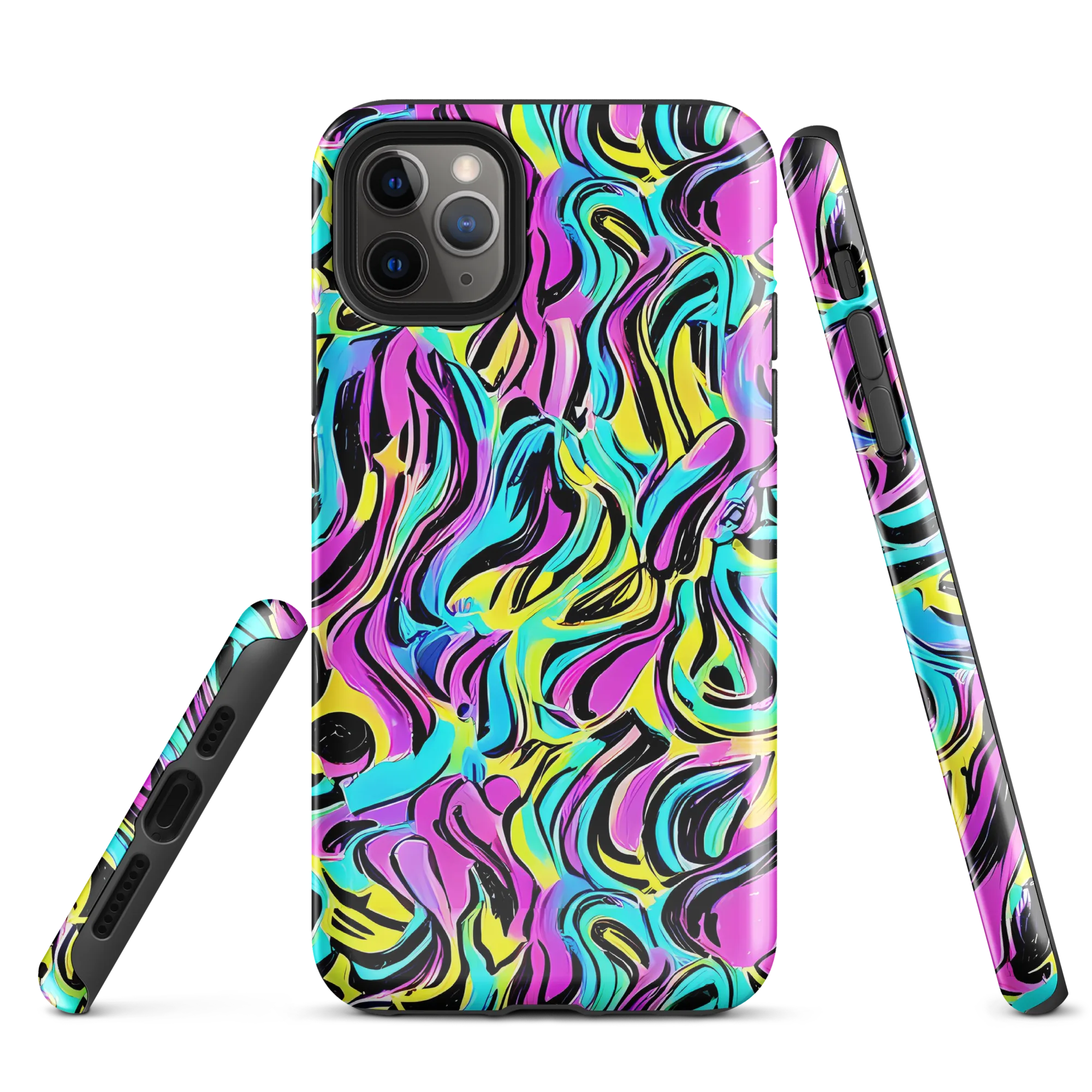 Plasma Twist on Tough Case for iPhone® — Front