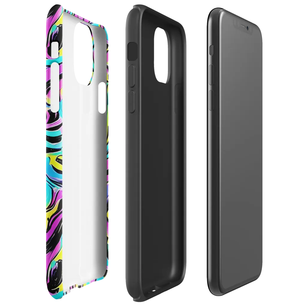 Plasma Twist on Tough Case for iPhone® — Right