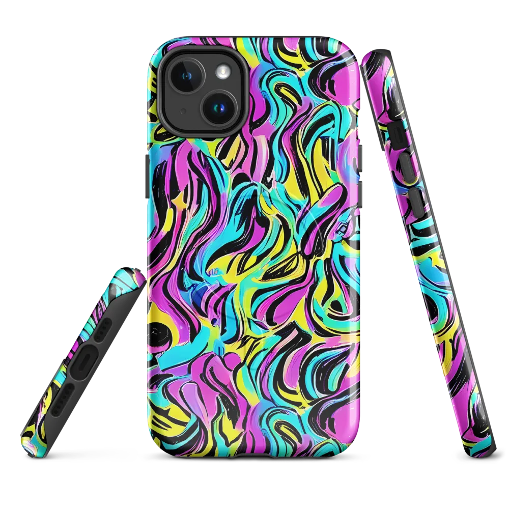 Plasma Twist on MagSafe Tough Case for iPhone® — Front