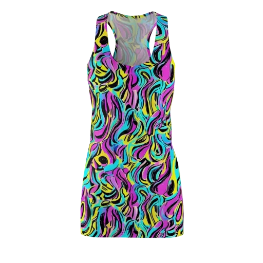 Plasma Twist on a Racerback Dress