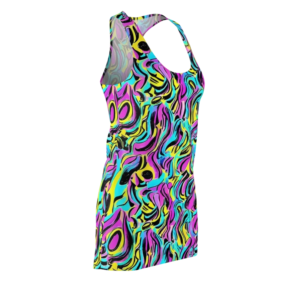 Plasma Twist on Racerback Dress — Front Side
