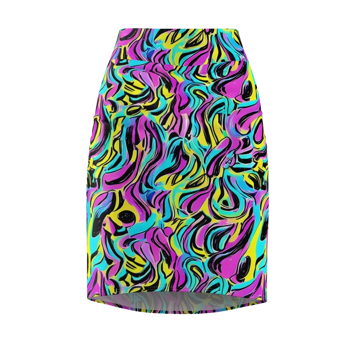 Plasma Twist on Pencil Skirt — Front