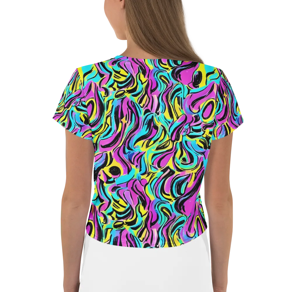 Plasma Twist on Crop Tee — Back