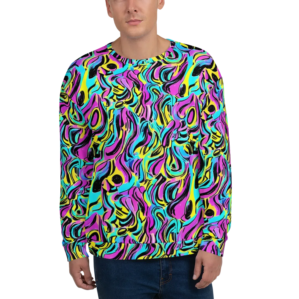 Plasma Twist on Sweatshirt — Front