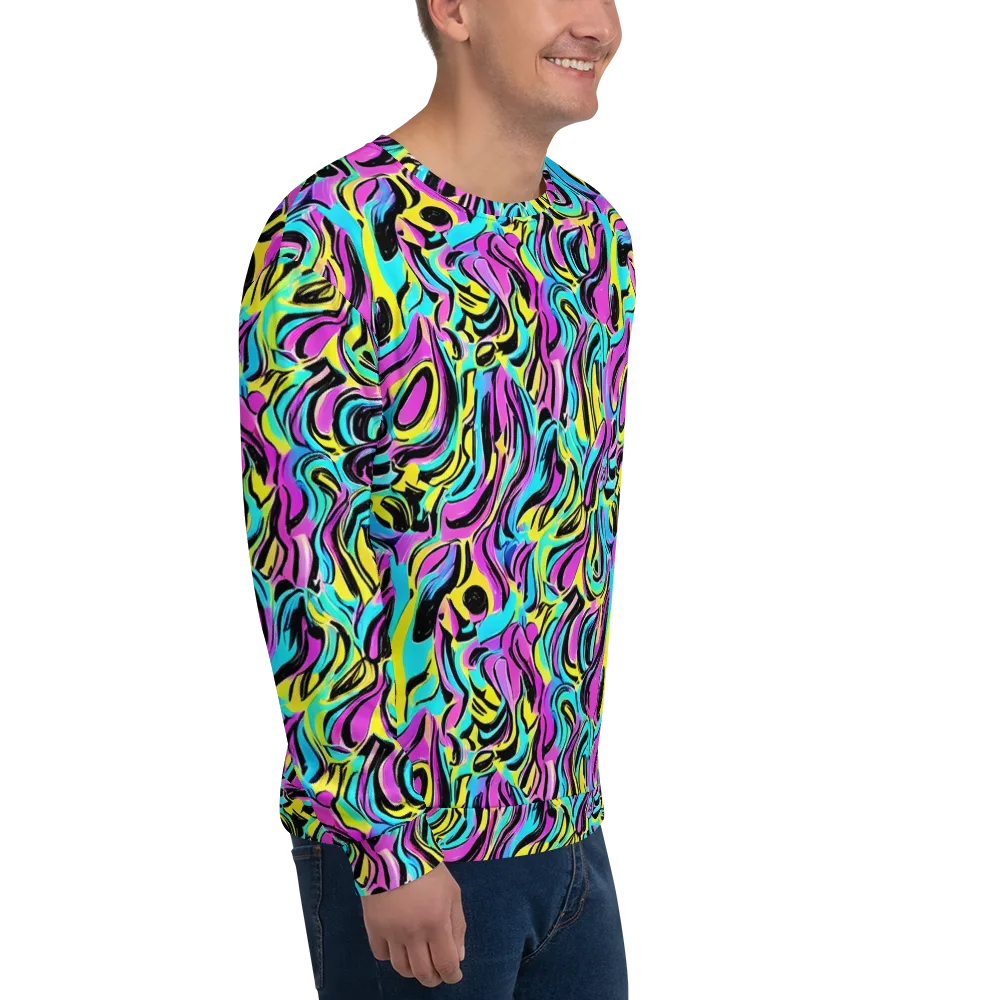 Plasma Twist on Sweatshirt — Right Front