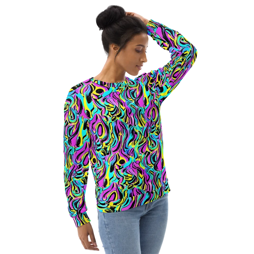 Plasma Twist on Sweatshirt — Right Front