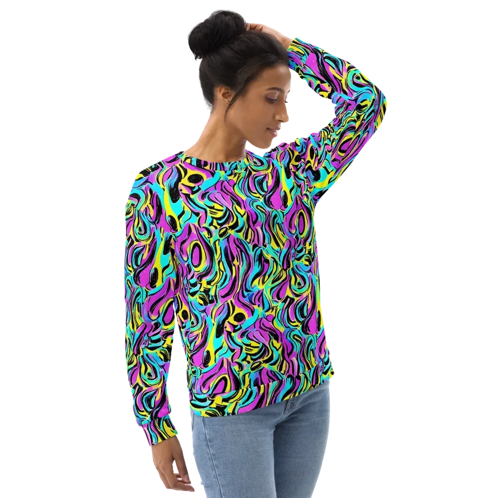 Plasma Twist on Sweatshirt — Right Front