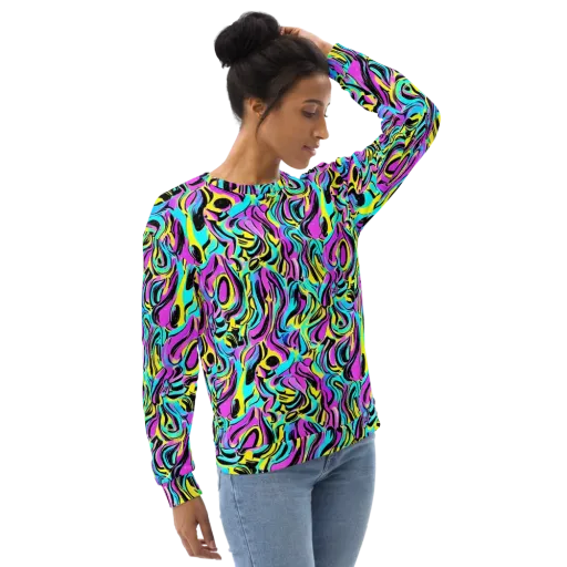 Plasma Twist on a Sweatshirt