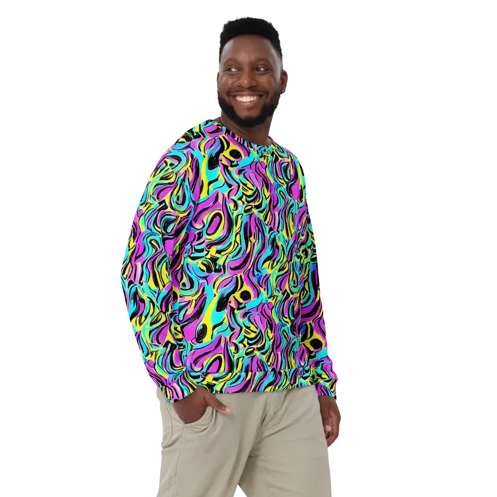Plasma Twist on Sweatshirt — Front