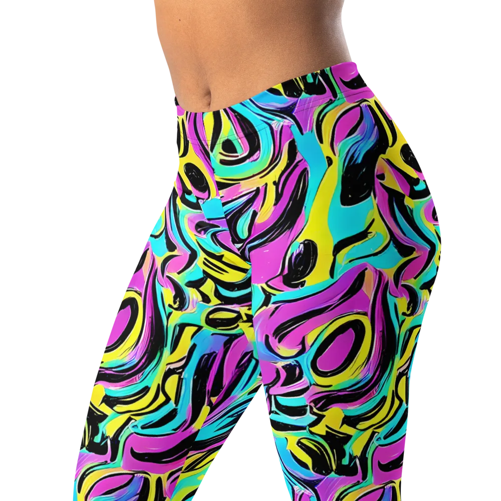 Plasma Twist on Leggings — Left Front
