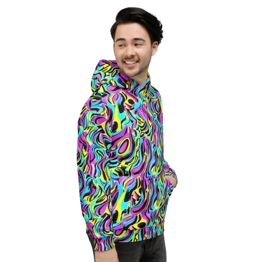 Plasma Twist on a Hoodie