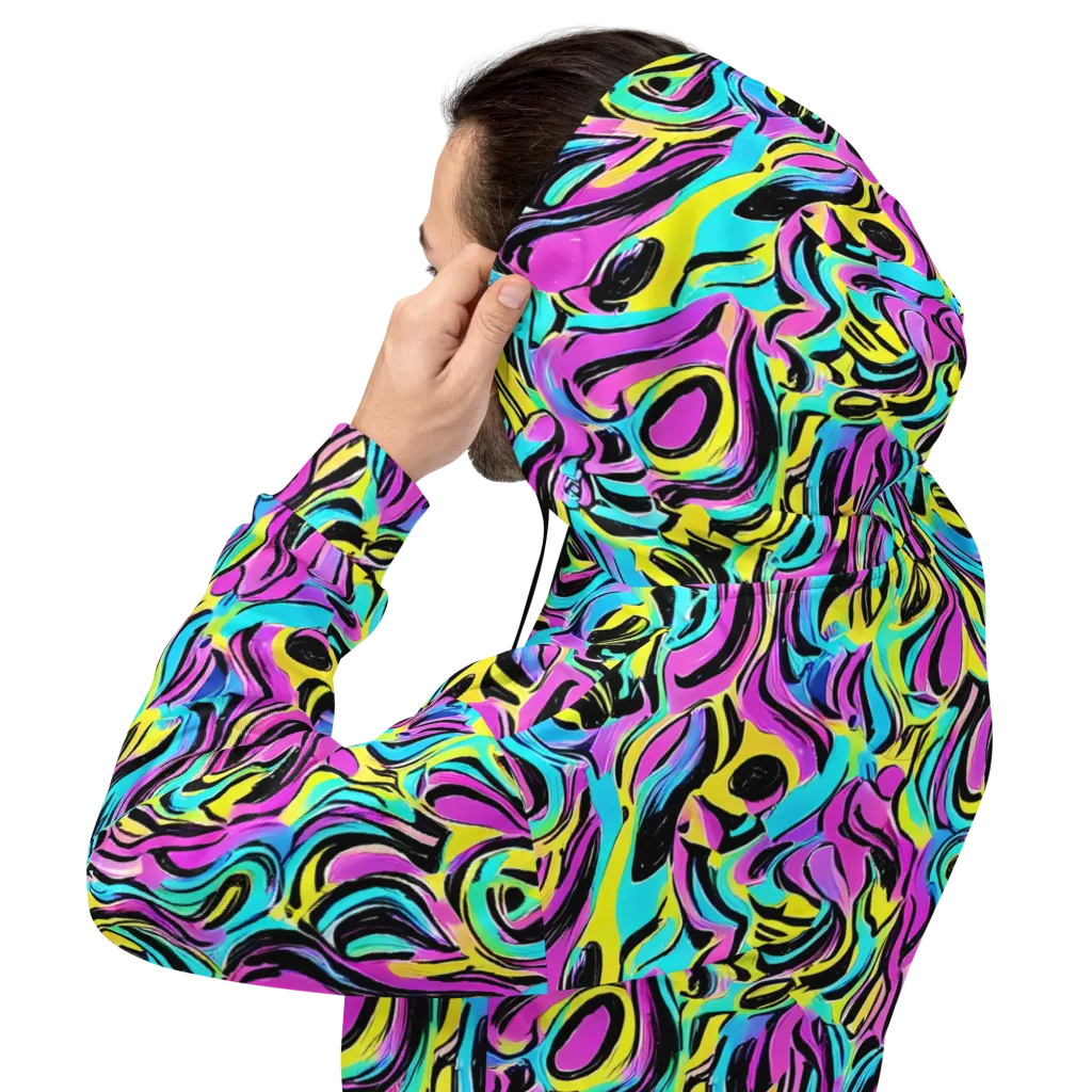 Plasma Twist on Hoodie — Back