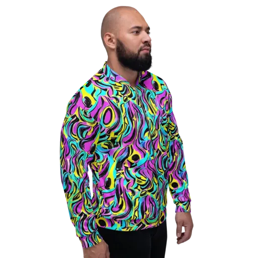 Plasma Twist on a Bomber Jacket