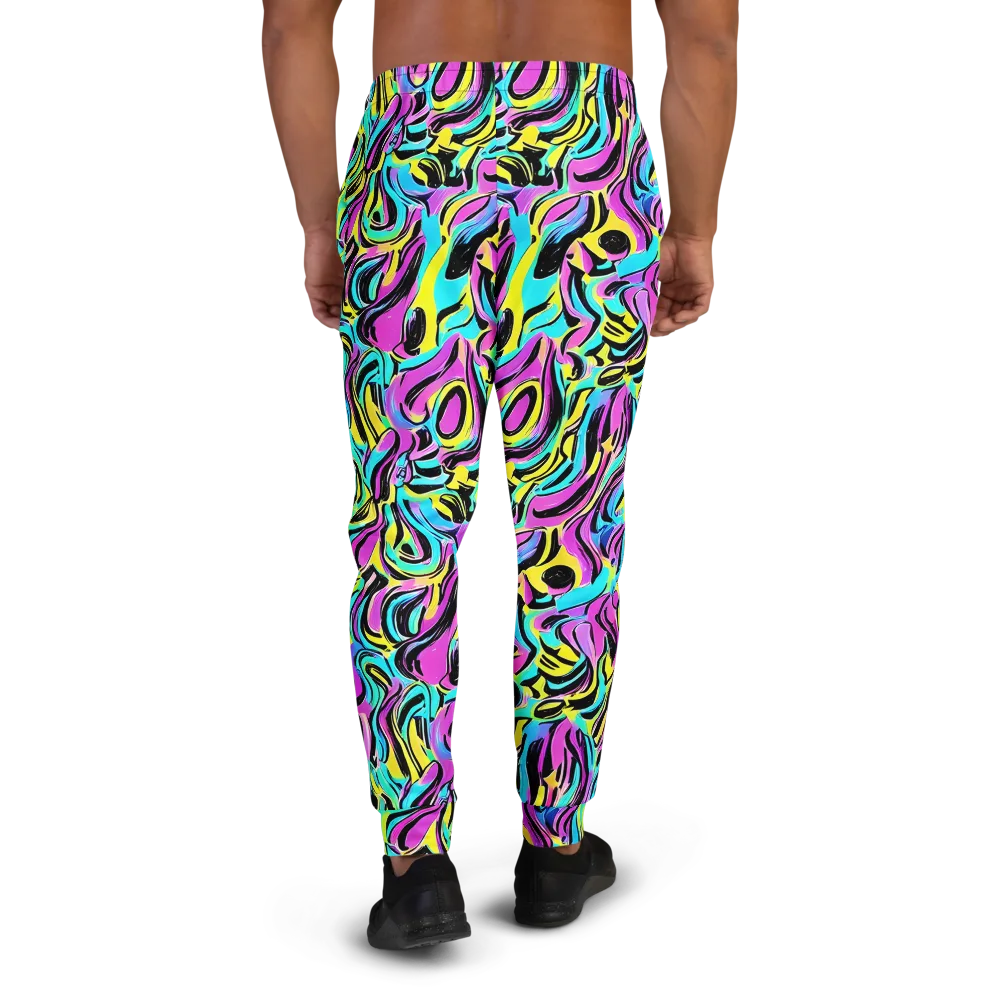 Plasma Twist on Men's Joggers — Back