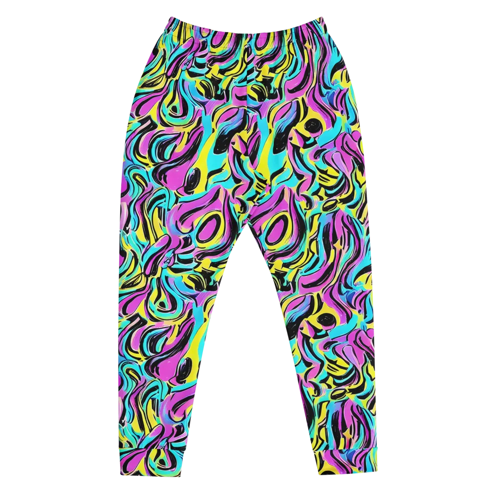 Plasma Twist on Men's Joggers — Front
