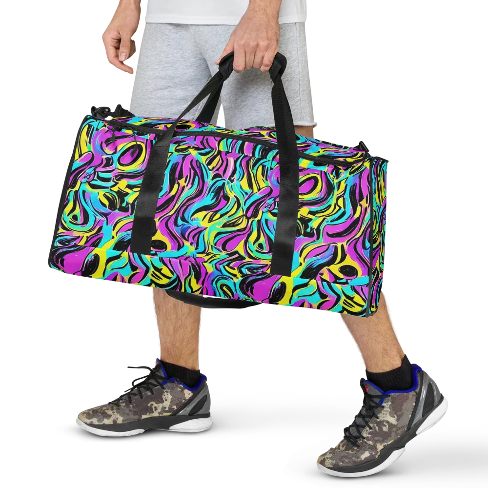 Plasma Twist on Duffle Bag — Front