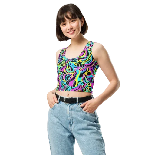 Plasma Twist on a Crop Top