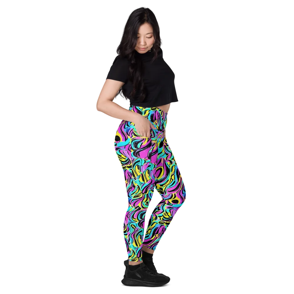 Plasma Twist on Leggings with Pockets — Right