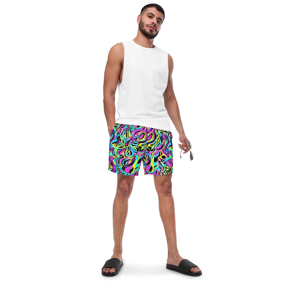 Plasma Twist on Swim Trunks — Front