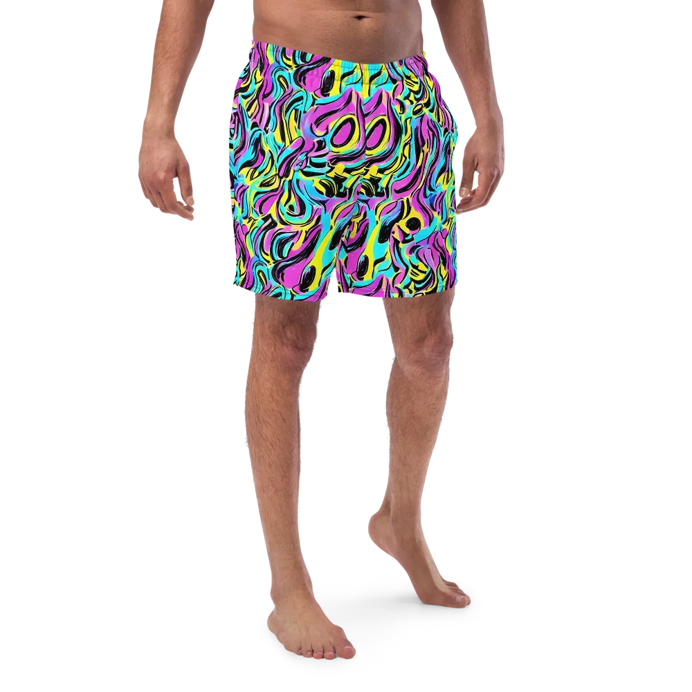 Plasma Twist on Swim Trunks — Front