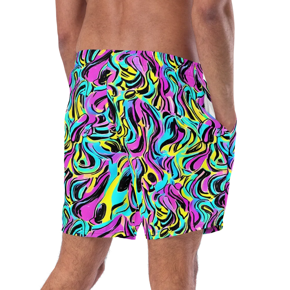 Plasma Twist on Swim Trunks — Right Back