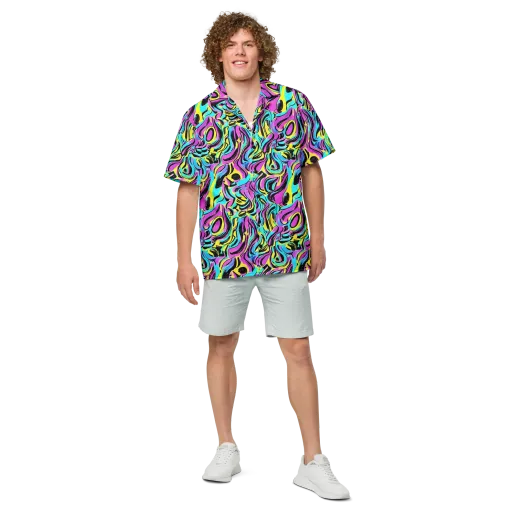 Plasma Twist on a Button Shirt