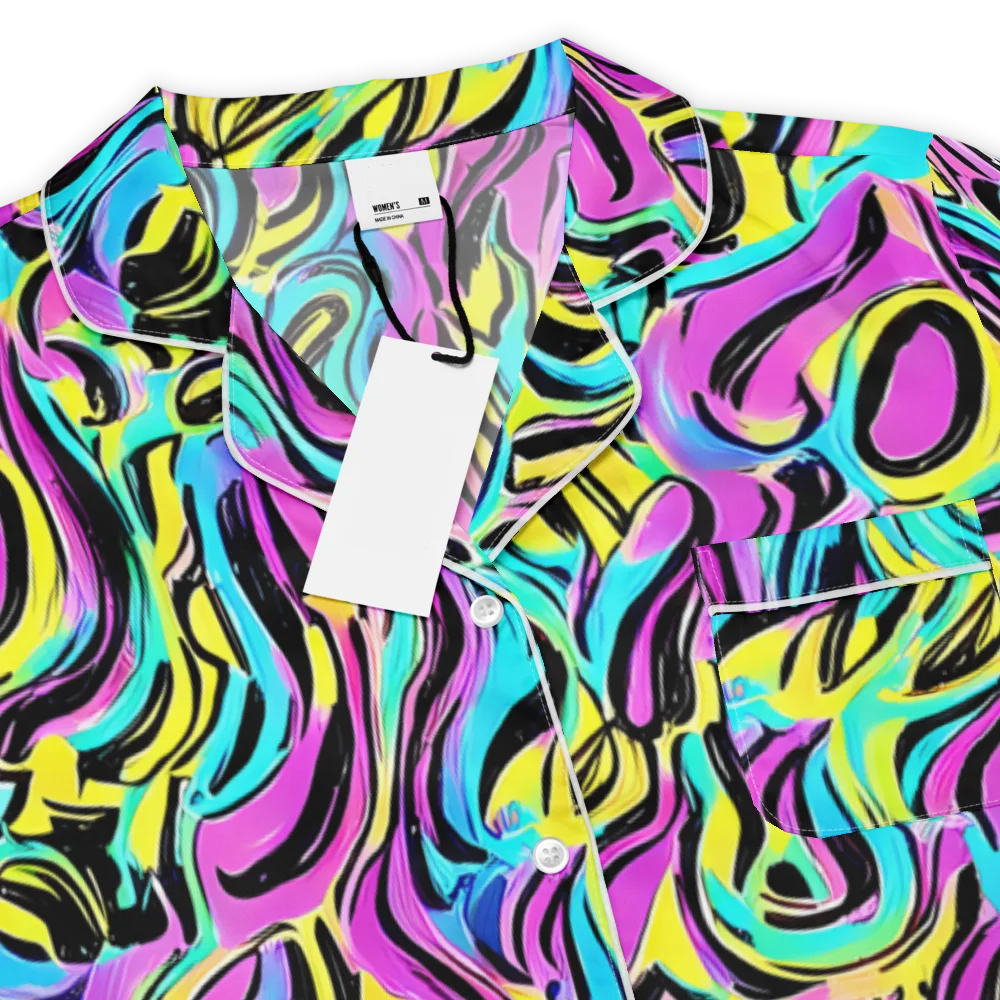 Plasma Twist on Women's Short Sleeve Pajama Top — Product details
