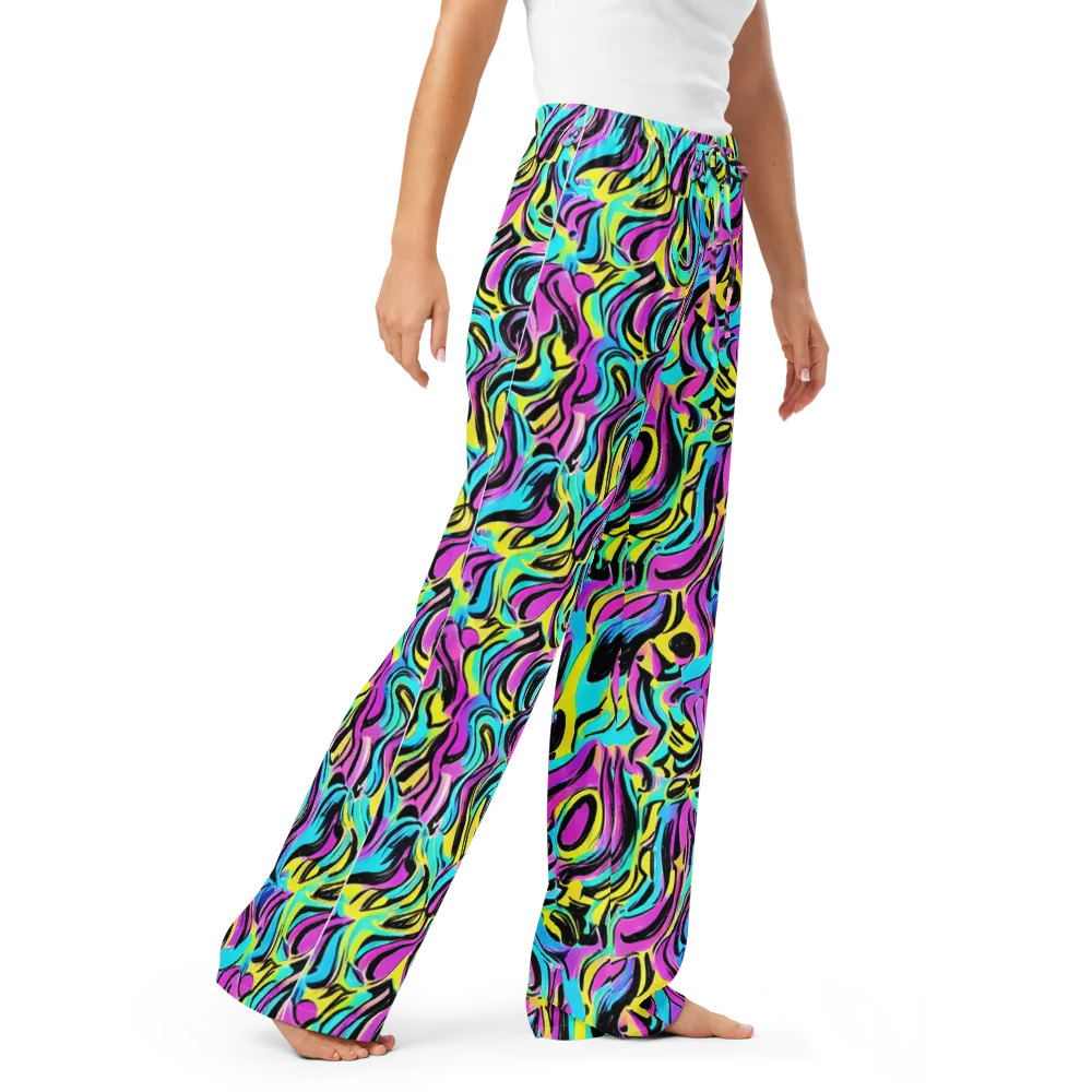 Plasma Twist on Women's Pajama Pants — Right Front