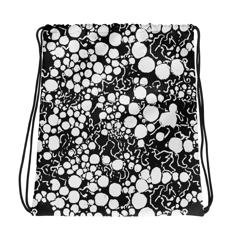 Ink Bubble Riot on Drawstring Bag — Photo