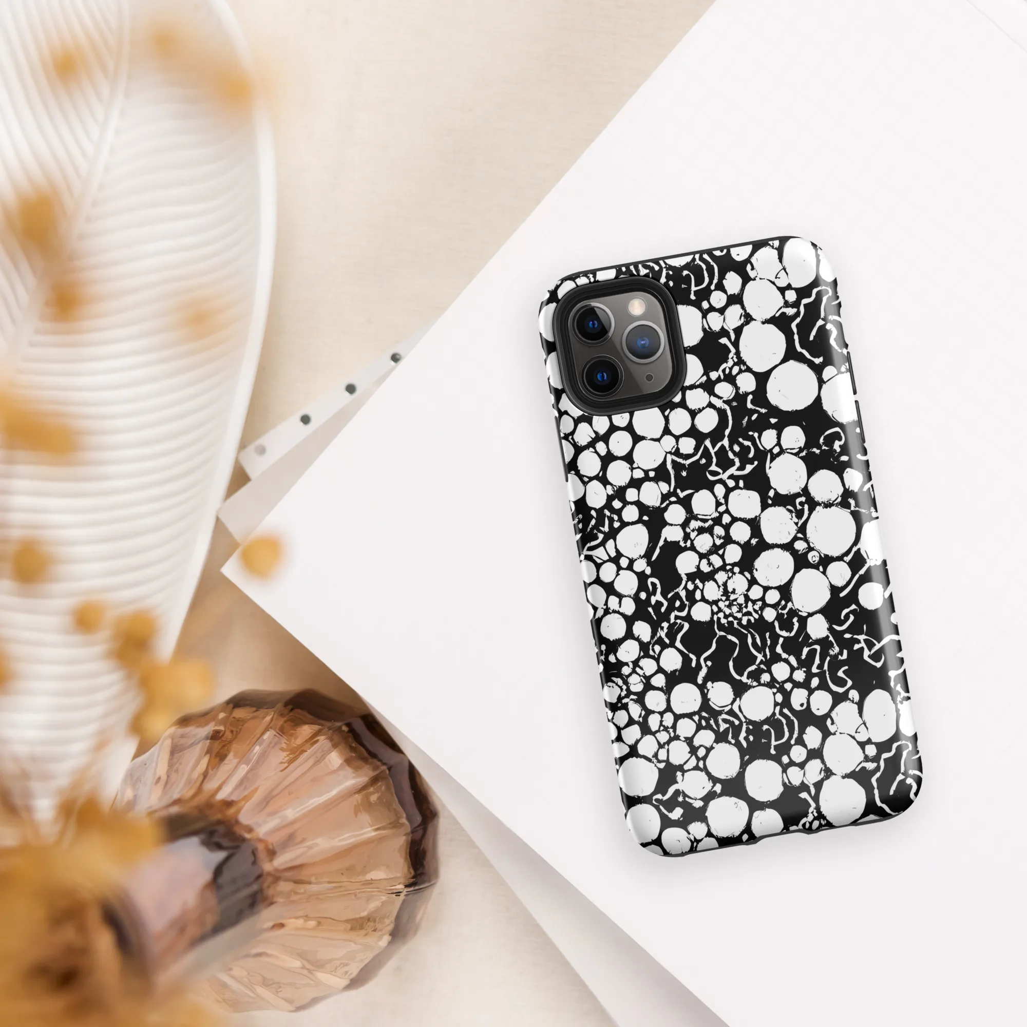 Ink Bubble Riot on Tough Case for iPhone® — Front