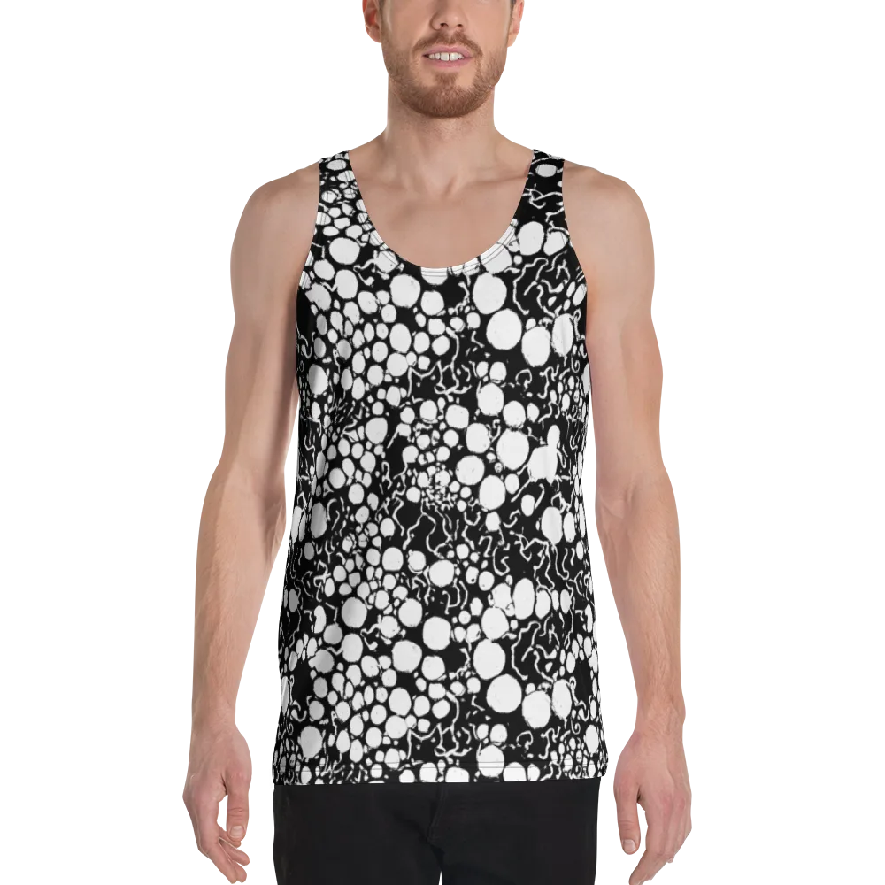 Ink Bubble Riot on Men's Tank Top — Front