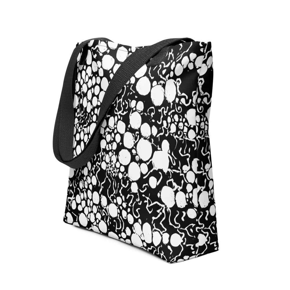 Ink Bubble Riot on Tote Bag — Front