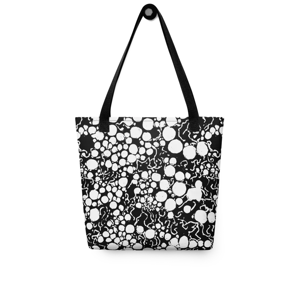 Ink Bubble Riot on Tote Bag — Front