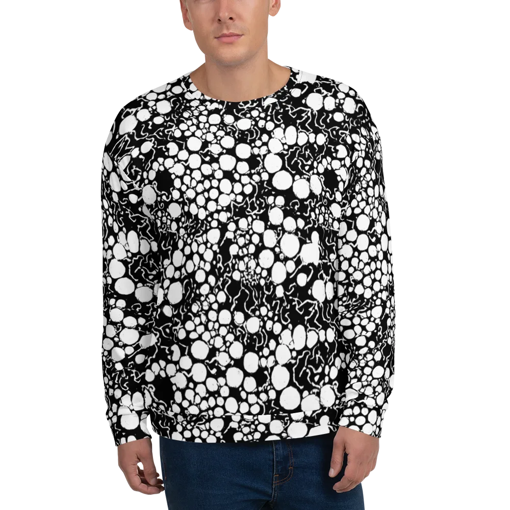 Ink Bubble Riot on Sweatshirt — Front